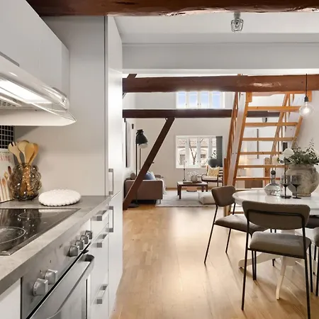 Apartament Charming Loft, High Ceiling !modern & Central, Free Private Parking 7 Min Walking !